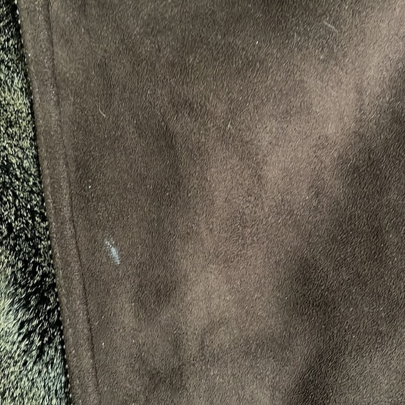 PERRY ELLIS PORTFOLIO faux brown shearling coat size 3x - Picture 7 of 8